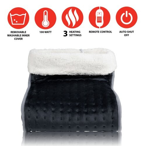 Alpina Ogrzewacz do stóp E-6632 Grafitowy /OUTLET