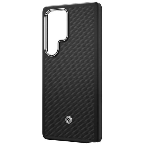 Etui Samsung Spigen Enzo Aramid Magnet Black-Silver do Galaxy S25 Ultra Czarny GP-FPS938PGABW