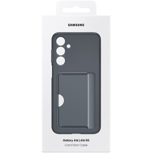 Etui Samsung Card Slot Case Galaxy A16/A16G Black Czarny EF-OA166TBEGWW