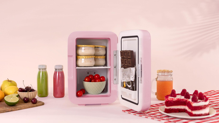 Cecotec Bolero MiniCooling 6L Bahamas Pink Lodówka turystyczna Różowy