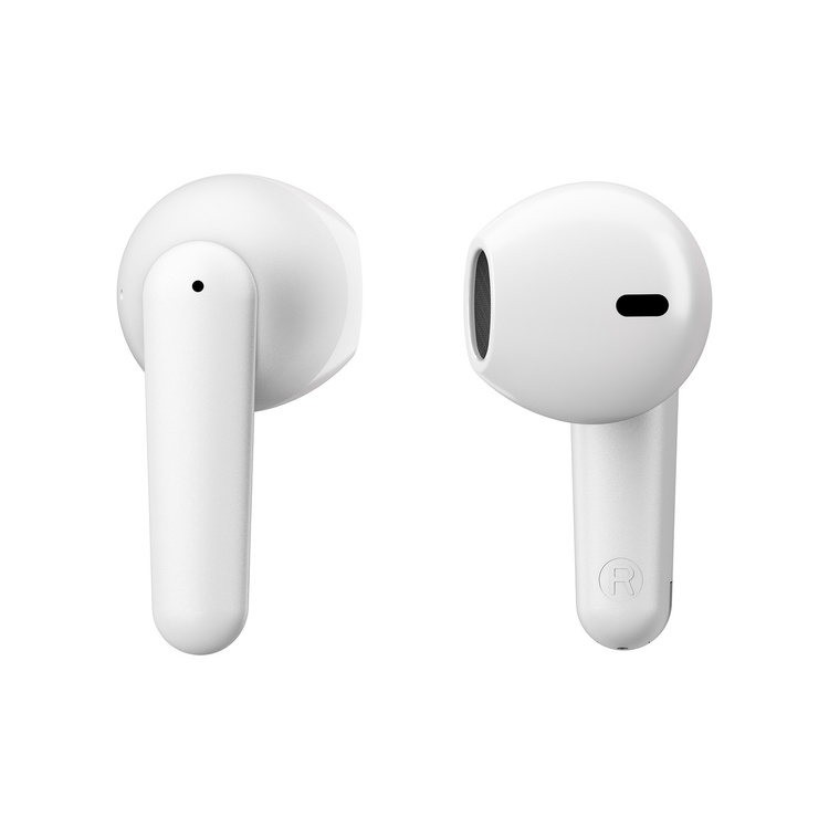 Niceboy Słuchawki Douszne Beans 4 POP Arctic White Białe USB-C IPX4 BT AAC