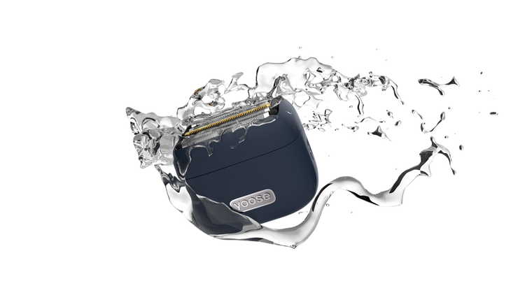 Yoose Mini 5 golarka, maszynka elektryczna męska, IPX7, USB-C, podróżna, niebieska