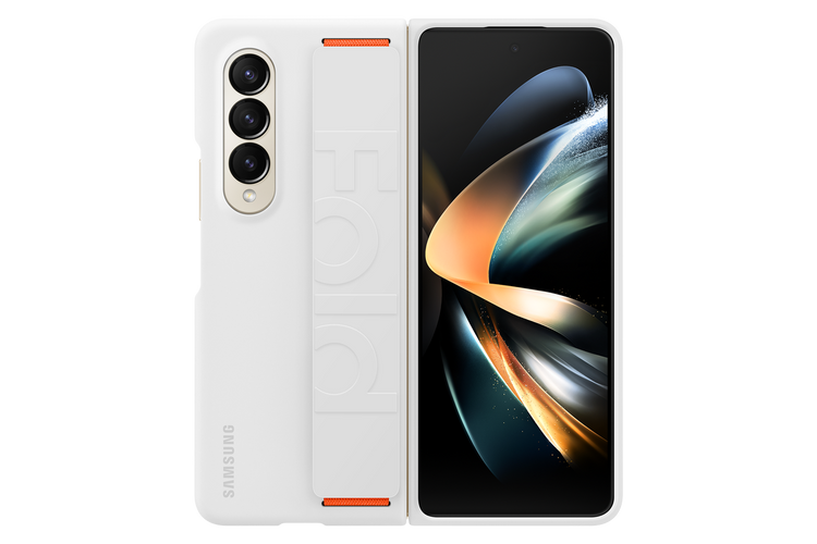Etui Silicone Grip Cover White do Galaxy Z Fold4 (EF-GF936TWEGWW)