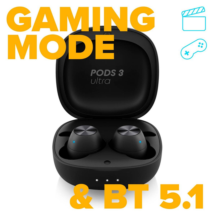 Słuchawki BT NICEBOY Hive PODS 3 Ultra Black