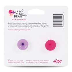 Silikonowe płatki do peelingu Plum Beauty 2szt. PLB-8225P