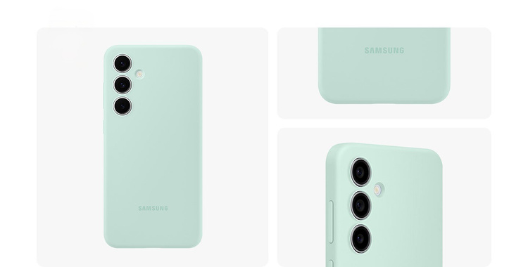 Etui Samsung Silicone Case Mint do S24 FE Miętowy EF-PS721CMEGWW
