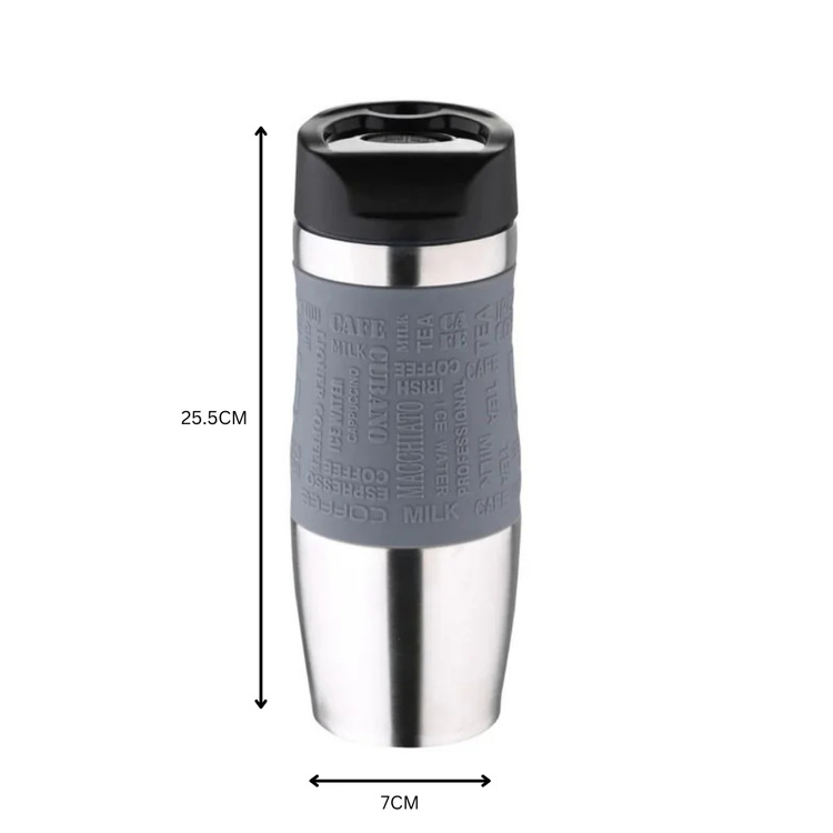 BERGNER kubek termiczny 400ml Szary