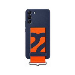 Etui Samsung Silicone Cover with Starap Granatowy do Galaxy S22+ (EF-GS906TNEGWW)