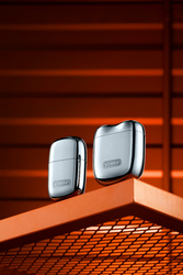 YOOSE Zestaw - Golarka Mini 2.0 + trymer do nosa + etui, srebrny