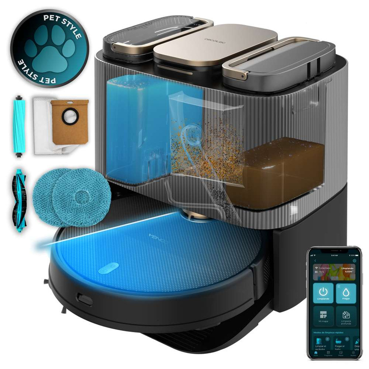 Cecotec Conga 13090 Spin Revolution Home&wash M Robot sprzątający