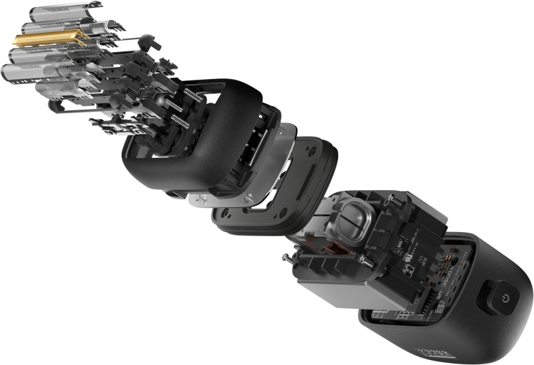 Yoose Mini 5 golarka, maszynka elektryczna męska, IPX7, USB-C, podróżna, czarna