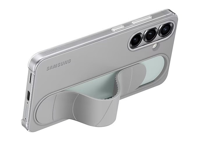 Etui Samsung Standing Grip Gray do Galaxy S25 Szary EF-GS931CJEGWW