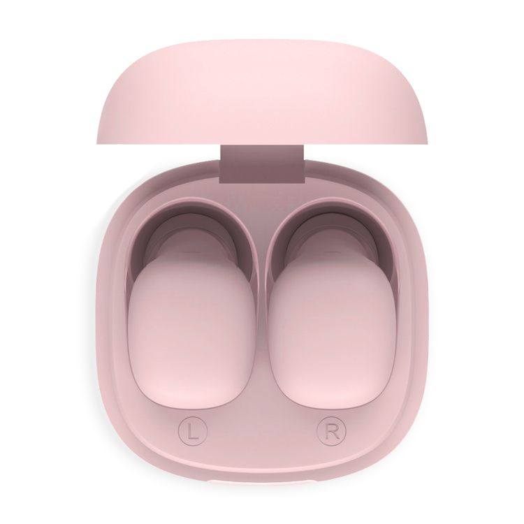 Niceboy Słuchawki Douszne HIVE Smarties Pink Blush Różowe USB-C IPX4 BT 5.3