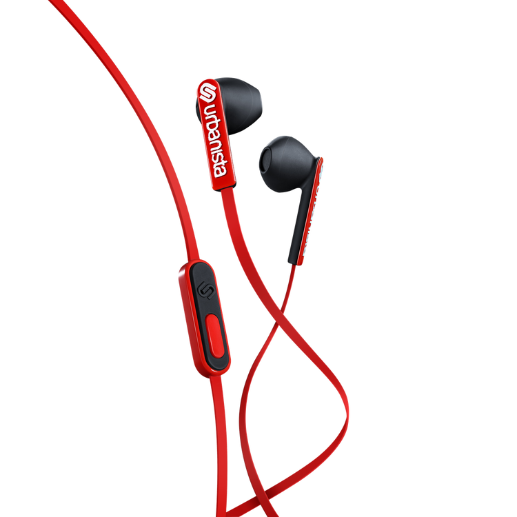 Urbanista - 3.5mm Słuchawki Przewodowe Douszne - San Francisco Red Snapper /OUTLET