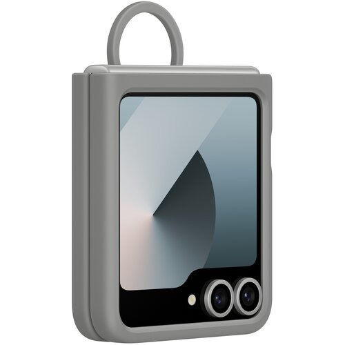 Etui Samsung Silicone Case with Ring Gray do Galaxy Z Flip 6 Szary EF-PF741TJEGWW