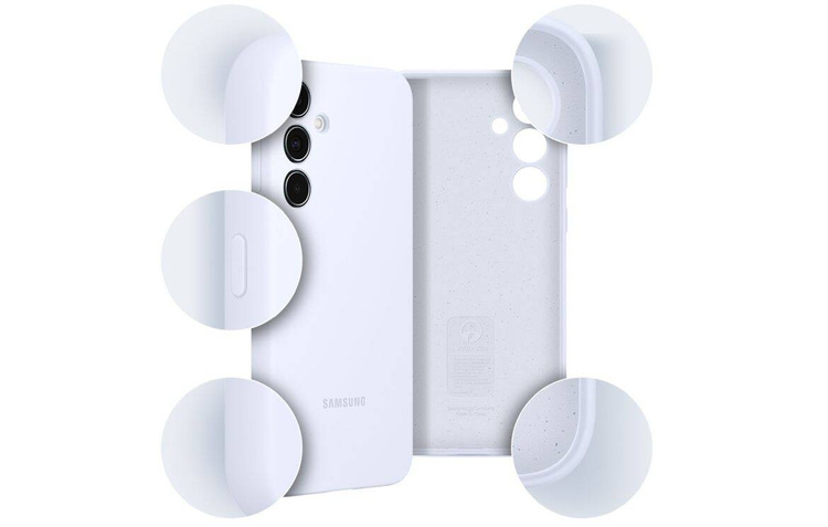 Samsung Silicone Case Jasnoniebieskie do Galaxy A35 5G (EF-PA356TLEGWW)