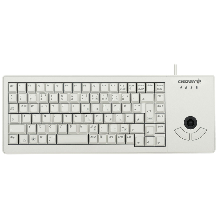 KLAWIATURA CHERRY G84-5400 XS TRACKBALL KEYBOARD SZARA