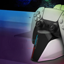 Vertux Dual Dock Stacja ładująca do kontrolera PS5 Biały