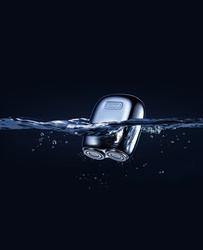 Yoose Mini 2.0 golarka, maszynka elektryczna męska, IPX7, USB-C, podróżna, srebrna