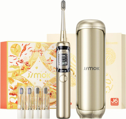 Jimok J6 Capsule Gold Szczoteczka Soniczna + 4 końcówki