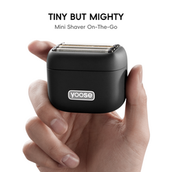 Yoose Mini 5 golarka, maszynka elektryczna męska, IPX7, USB-C, podróżna, czarna