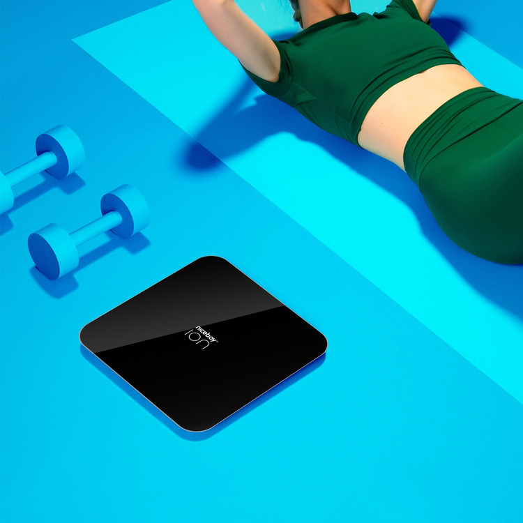 Waga łazienkowa osobista Niceboy ION FitScale Biała do 180 kg LED Niski Profil