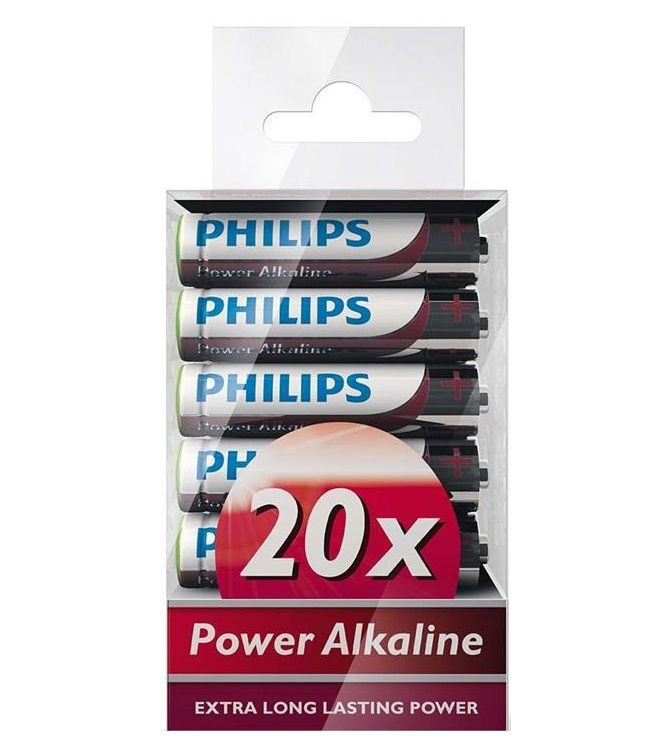Bateria alkaliczna AAA Philips LR03P20T/10 20 sztuk