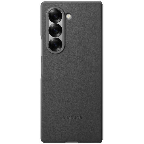 Etui Samsung Eco-Leather Case Gray do Galaxy Fold 6 Szary