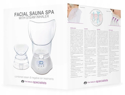 Sauna do twarzy z inhalatorem parowym Rio Beauty FSTE2 Timer Biały
