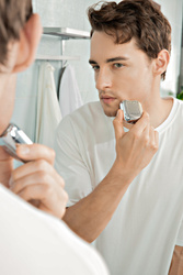 YOOSE Zestaw - Golarka Mini 2.0 + trymer do nosa + etui, srebrny