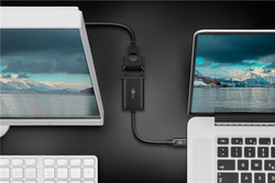 Adapter USB-C - VGA Goobay 0.2m Czarny