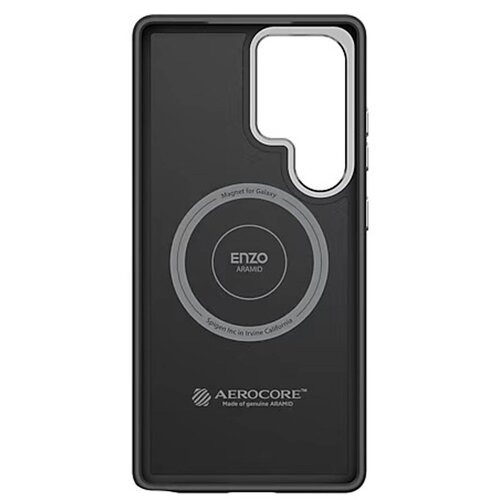 Etui Samsung Spigen Enzo Aramid Magnet Black-Silver do Galaxy S25 Ultra Czarny GP-FPS938PGABW