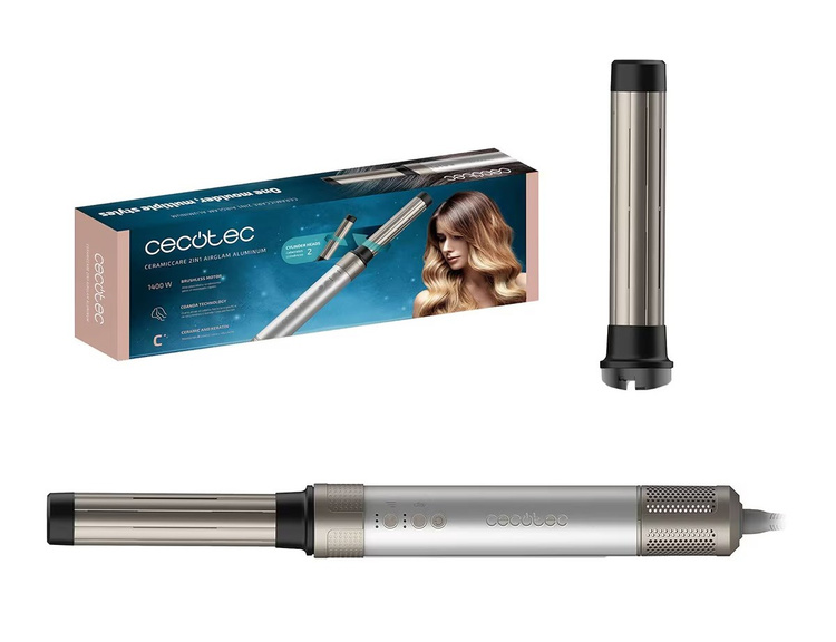 Cecotec Bamba CeramicCare 2in1 AirGlam Aluminum Wielofunkcyjna lokówka 