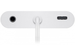 Multi adapter USB-C - HDMI + VGA + audio 3.5mm + USB-C PD 100 W Goobay Biały 