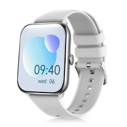 Niceboy Watch 3 Arctic Silver Smartwatch Srebrny 1,85 IP67 Metalowa obudowa