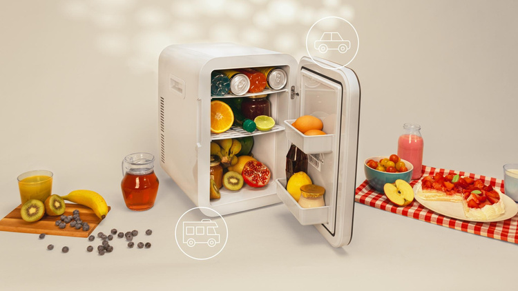 Cecotec Bolero MiniCooling 20L Bahamas Beige Lodówka turystyczna Beżowy