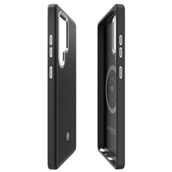 Etui Samsung Spigen Enzo Aramid Magnet Black-Silver do Galaxy S25 Ultra Czarny GP-FPS938PGABW