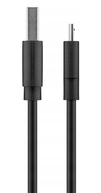 Kabel do telefonu Goobay DAT USB-A - micro-USB-B 1,0m FastCharge czarny PL