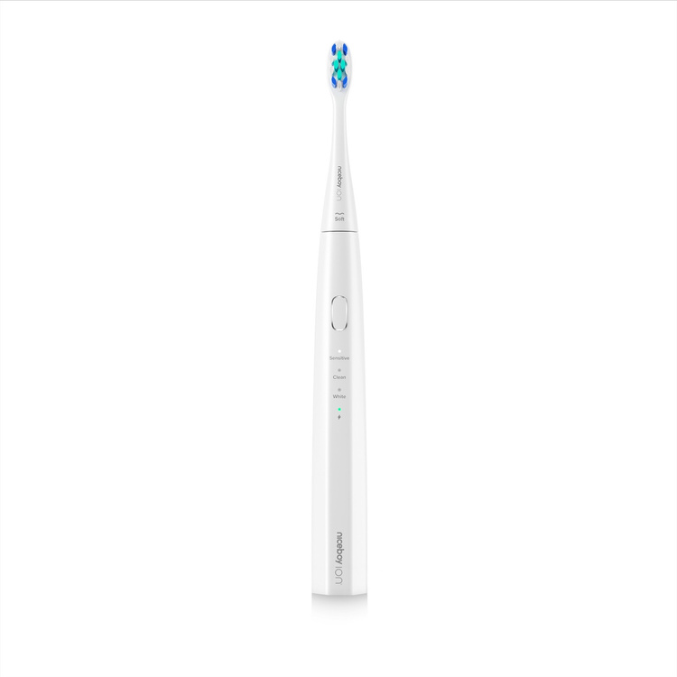 Niceboy ION Sonic-Lite Szczoteczka Soniczna 60000 drgań 3 końcówki IPX7 Biała