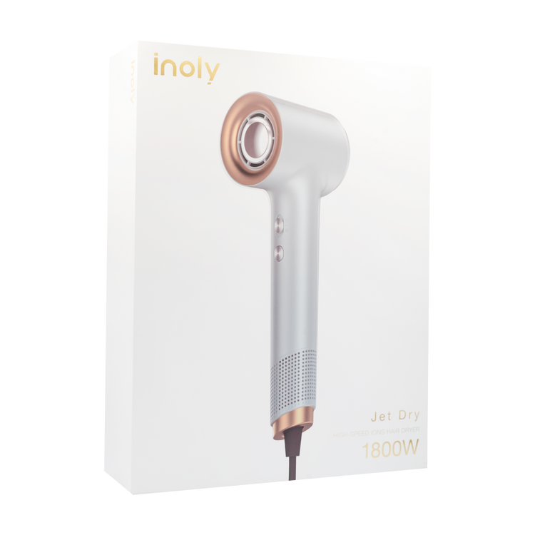 Inoly Jet Dry Silver Glow Suszarka z Jonizacja 1800W Szara