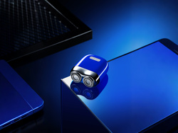 Yoose Mini 2.0 golarka, maszynka elektryczna męska, IPX7, USB-C, podróżna, niebieska