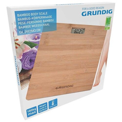 Grundig Waga łazienkowa elektroniczna bambusowa BC47741