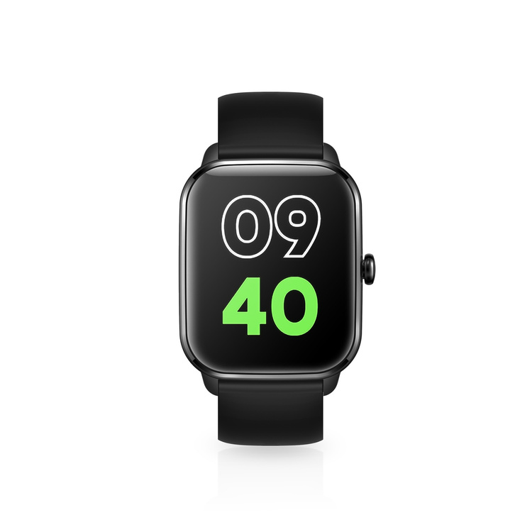 Niceboy Watch 3 Carbon Black Smartwatch Czarny 1,85 IP67 Metalowa obudowa