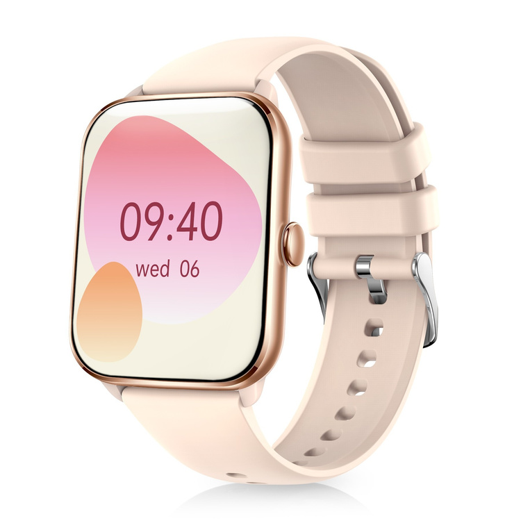 Niceboy Watch 3 Rose Gold Smartwatch Różowy 1,85 IP67 Metalowa obudowa