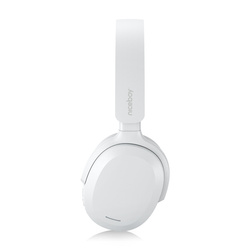 Niceboy Słuchawki Nauszne  Sora Arctic White Białe AUX AAC IPX4 BT 5.3 USBC