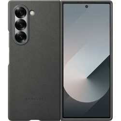 Etui Samsung Eco-Leather Case Gray do Galaxy Fold 6 Szary