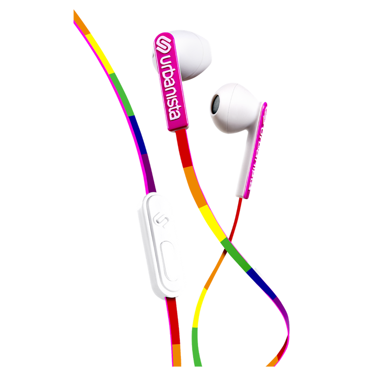 Urbanista - USB-C Słuchawki Przewodowe Douszne  - San Francisco Lucky Rainbow