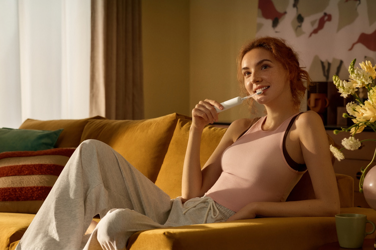 Laifen Soniczna Szczoteczka do Zębów Wave SE 2 Głowki Aplikacja USB-C Szara