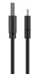 Kabel do telefonu Goobay DAT USB-A - micro-USB-B 1,0m FastCharge czarny PL