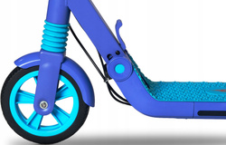 Niebieska Hulajnoga elektryczna RIDER Bulet 10km 200W 7" 6" Młodzież do 50 kg